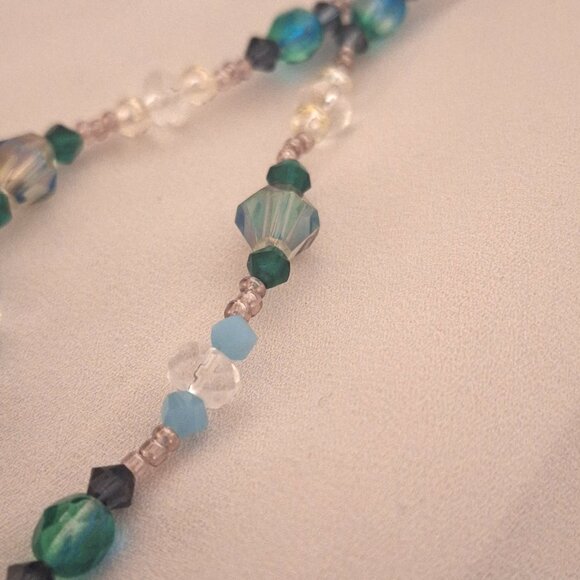 Artisan Made Multicolor Princess Crystal Glass Necklace - Picture 4 of 7